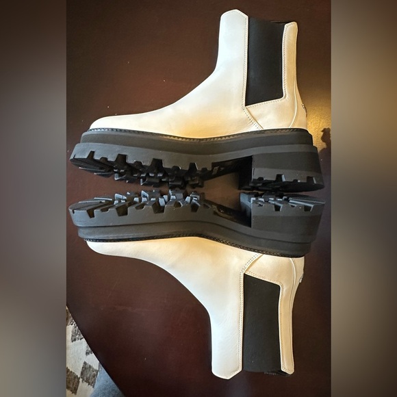 NIB Zadig & Voltaire Ride Chelsea Boot 39 Ice White US 8 - Picture 8 of 12